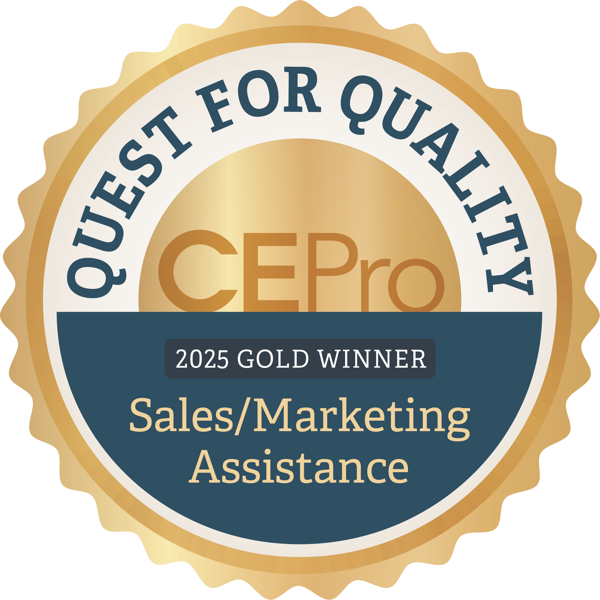 CEP Q4Q 2025 logo_GOLD_SalesMrktgAssist